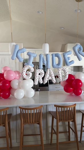 DIY Fabric-Covered Mylar Balloons for Kindergarten Graduation