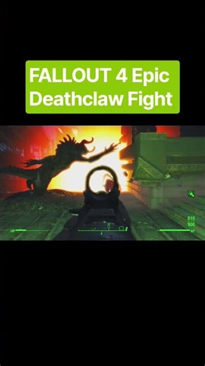 Fallout 4 Epic Deathclaw Fight #fallout4 #Epic #gaming