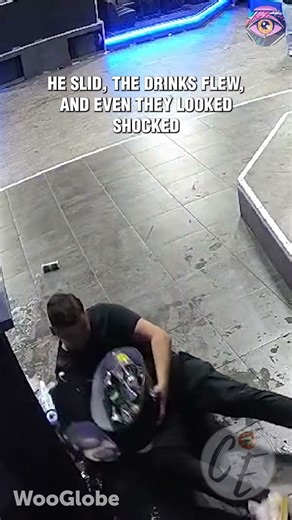 😂 Wet Patch Surprise! Multitasking Champion Takes an Epic Slide 💦