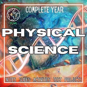 Physical Science Curriculum Bundle | Matter, Energy, Laws of Motion, Light Waves