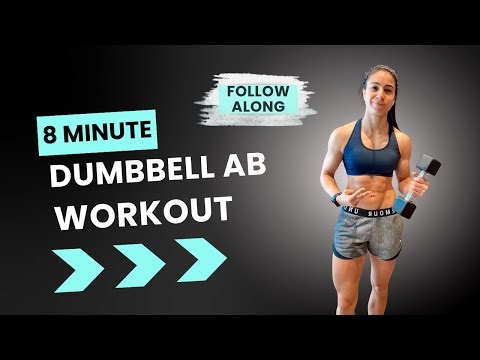 8-Minute Weighted Abs Workout (Follow Along)