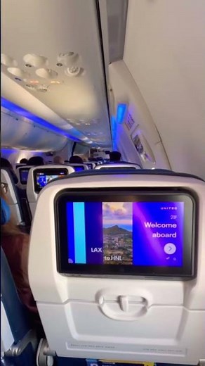 Inside United Airlines Boeing 737 Max 9 #unitedairlines #aviation #honolulu
