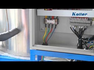 Koller Flake ice machine KP50 operation guide video