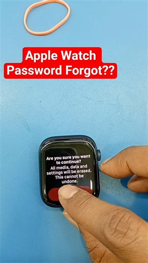 How to Hard Reset Apple Watch 8 | Forgot Apple Watch Password?? #applewatch8 #applewatchreset