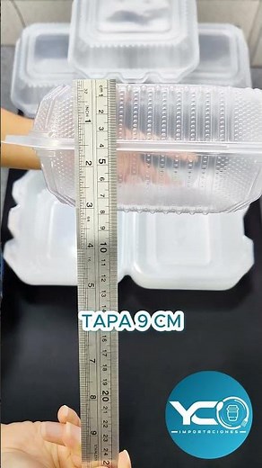 CONTENEDOR CT3 TRANSPARENTE PARA COMIDA