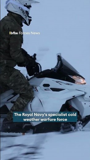 Royal Marines shakedown new snowmobiles❄️