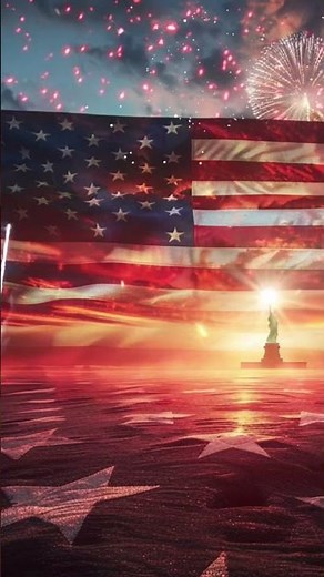 Independence Day Celebration | Fireworks & Patriotic Music with U.S. Icons #calmcomforts #july4th