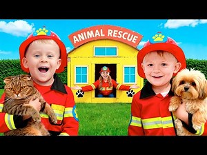 Oliver and Adam Save the Animals 🐾 Kids Rescue Story