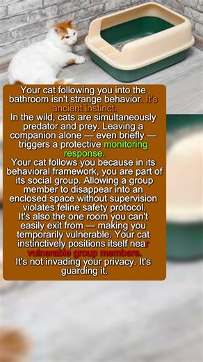 Why Your Cat Follows You Into The Bathroom