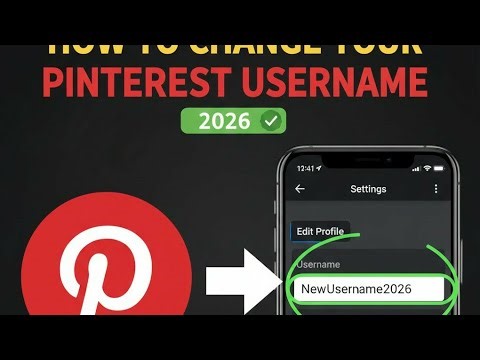 How to change your username on Pinterest's account