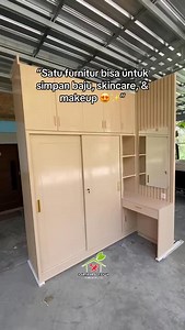 “Lemari custom multifungsi dengan meja rias & rak serbaguna ✨ ✔️ Hemat tempat, cocok untuk kamar minimalis ✔️ Ada cermin laci rak display ✔️ Desain modern & elegan ✔️ Bisa custom sesuai ukuran rumahmu Satu furnitur, banyak fungsi 💯 Bikin kamar makin rapi, nyaman, & mewah 😍” Wa.: ‪0813‑9038‑3635‬📲 𝑺𝒀𝑨𝑹𝑨𝑻 𝑷𝑬𝑴𝑬𝑺𝑨𝑵𝑨𝑵 : 🔹Kirim alamat rumah 🔹Pembayaran full bisa dirumah Lokasi: Jurung, RT 003, RW 000, Temuwuh, Dlingo, Bantul , Yogyakarta 🏠 #LemariCustom #MejaRiasEstetik #FurniturM