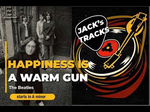 Happiness Is a Warm Gun Backing Track (No Vocals) - The Beatles | Key of A minor | Classic rock