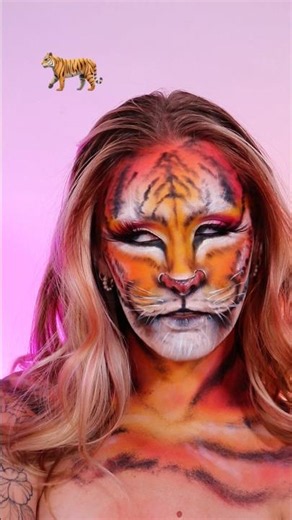 Bringing back the iconic emoji makeup trend🍉🧞‍♂️🎭🐅 #makeup #makeupartist #emojimakeup