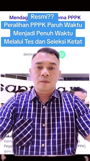 Resmi, pemerintah angkat pppk penuh waktu melalui skema tes dan seleksi ketat?? #guru #pppk #asn #dokter #bkn