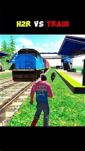 Train VS Ninja h2r... 🤯☠️#shorts