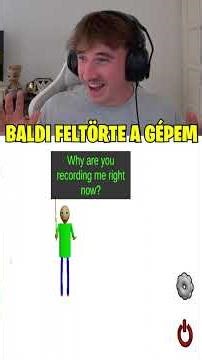 BALDI FELTÖRTE A GÉPEM ÉS TUDJA HOL VAGYOK | Baldi AI