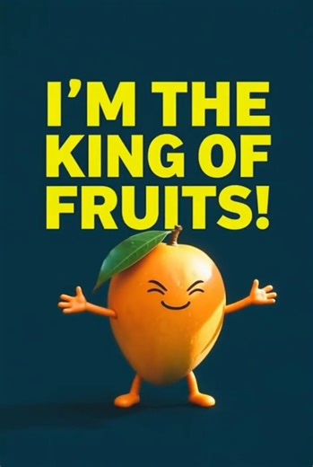I’m a Mango. 🥭 I'm Naturally Sweet. #health #wellness #facts #fruit #mango