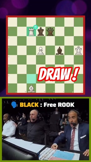 Bishop Stalemate Sacrifice #chess #chessgame #brilliantmove