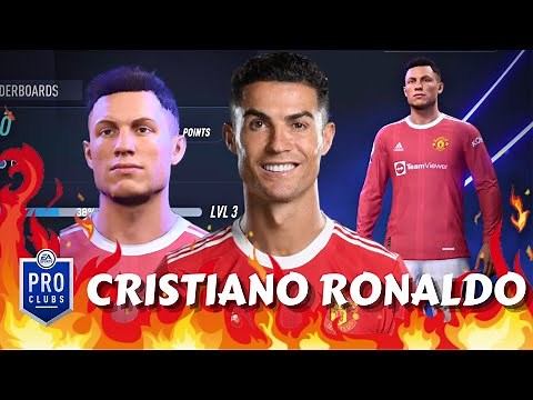 FIFA 22 Cristiano Ronaldo Pro Clubs Creation (UPDATED)
