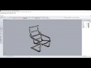 IKEA Poang Chair - Rhinoceros 3D modelling tutorial