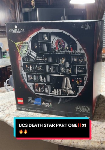 Lego UCS Death Star part 1 👀‼️ #fypシ #lego #build #legostarwars | LEGO