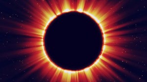 Abstract Animation Total Solar Eclipse Astronomical Stock Footage Video (100% Royalty-free) 3848985003 | Shutterstock