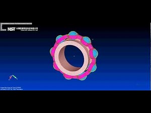 Femap+NX Nastran_Bearing疲勞強度預測分析