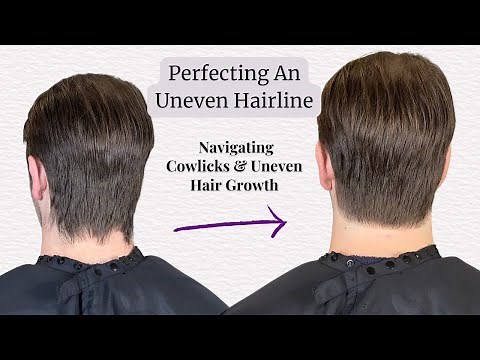 How to Cut a Perfect Neckline (Tutorial to Tackle Cowlicks & Uneven Hair Growth)
