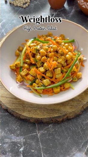 High Protein Salad #shorts #youtubeshorts #viral #weightloss #highprotein #trending #food #recipe