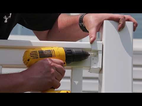 Longevity T-Top Vinyl Railing Installation