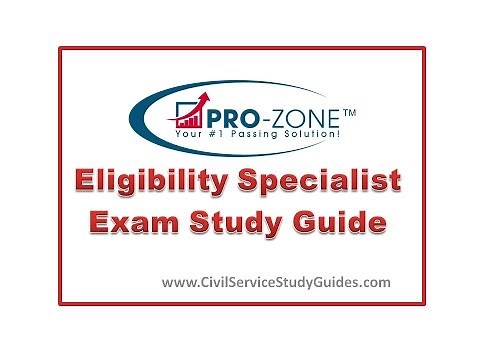 Eligibility Specialist Exam Study Guide