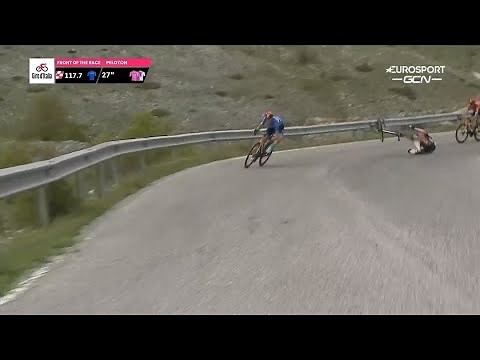 Grosse Chute de Matej Mohoric étape 9 // Giro 2021 - Cyclisme