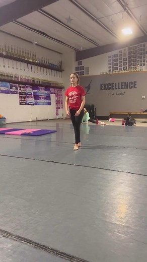 Hayden's Knee Drop Turn Dance Sequence | Jazz & Competitive Dance