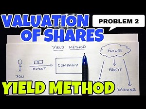 #3 Valuation of Shares - Yield Value Method - Problem 2 -By Saheb Academy ~ B.COM / BBA / CMA