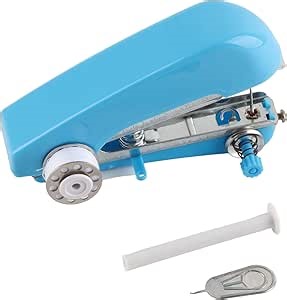 Zerodis Mini Portable Sewing Machine, Multifunction Handheld Stitching Machine Portable Mini Sewing Tool Simple Handheld Sewing Device Suitable for Beginners