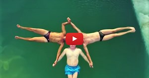 WATCH: Israeli, Palestinian, and Jordanian Swimmers Join Forces to Save the Dead Sea | United with Israel
