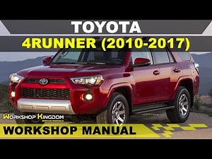 TOYOTA 4RUNNER (2010-2017) Workshop Service Repair Manual - English - PDF Download