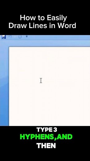 How to Easily Draw Lines in a Word Document | Quick Tutorial