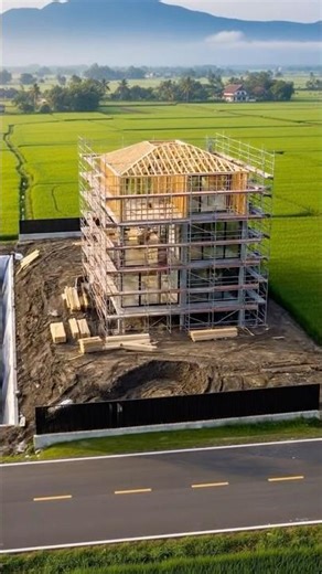 How to Build a House in Record Time #Construction#HouseBuilding#HomeConstruction#BuildingProcess