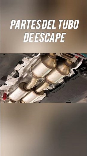 Partes del tubo de escape.