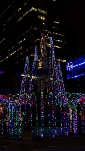 The holidays have arrived in the Queen City, bringing a festive reminder of joy, warmth, and beauty. 🎄❤️ | Downtown Cincinnati