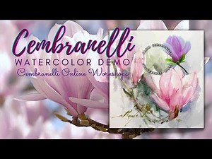 Watercolor/Aquarela - Magnolia