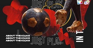 Gold Grunge Football Logo Reveal with Distressed Effects