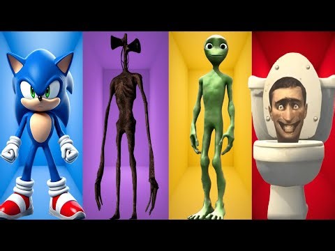 “Epic Tiles Hop 🔥 Coffin Dance | Sonic, Siren Head, Alien Dance & Skibidi Toilet”