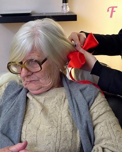 8.7M views · 90K reactions | Su primer corte de pelo transforma por completo a la abuelita Rapunzel. | Fabiosa Chile | Facebook