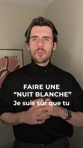 2.3M views · 44K reactions | Pourquoi on dit qu'on fait une "nuit blanche" ? #apprendre #anecdote #histoire | Maxoureport | Facebook