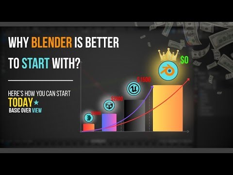 Why Blender is better to start with?