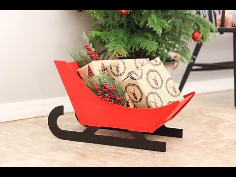 DIY Wooden Sleigh On A CNC