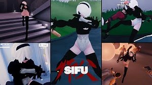 Sifu Mod - NieR Automata 2B Clears Sifu Tiger Arena 15 With All Gold Stamps