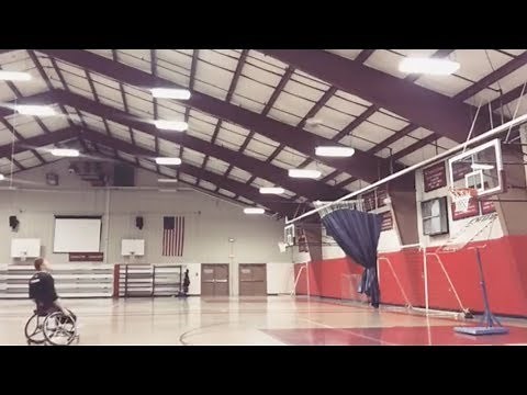 Trick Shots From The World's Best Wheelchair Basketball Player